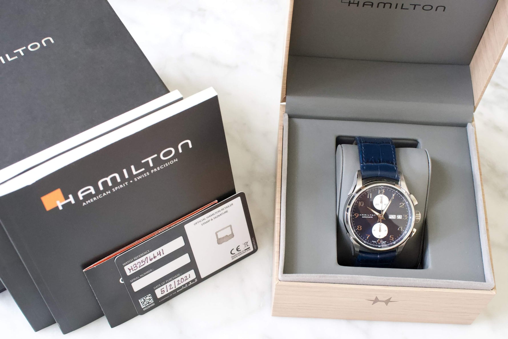 SOLD OUT: Hamilton Jazzmaster Maestro 41mm Chronograph H32576641 - WearingTime Luxury Watches