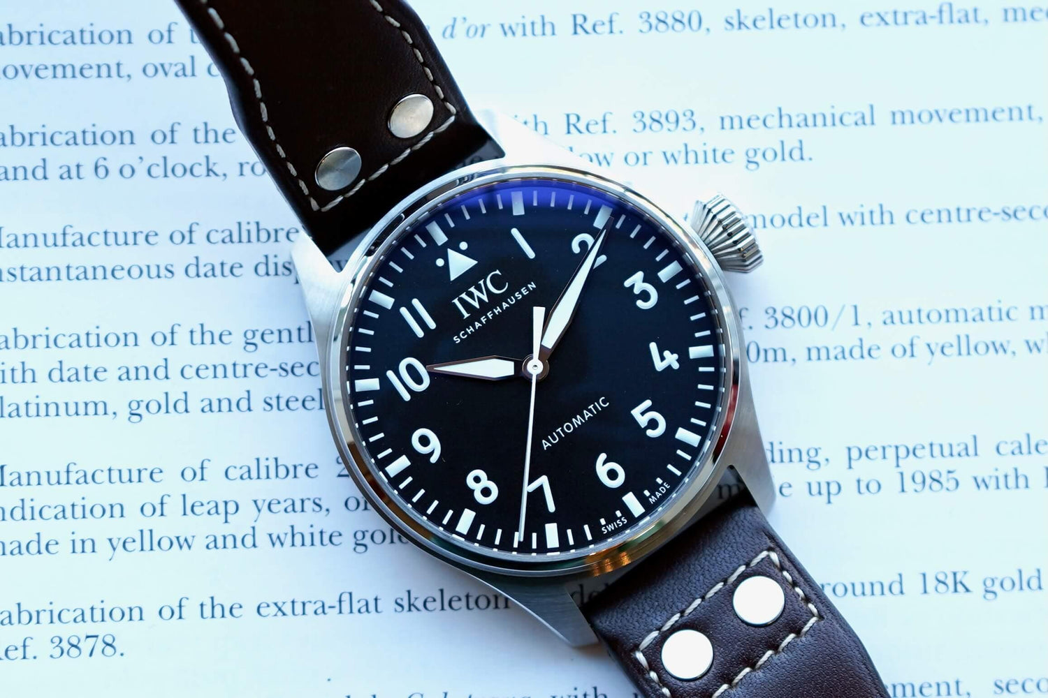 SOLD OUT: IWC Big Pilots Watch 43MM IW329301 2021 Paperwork and Box - WearingTime Luxury Watches