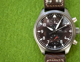 SOLD OUT: IWC Top Gun IW389001 44.5mm Chronograph Black Ceramic Box 2016