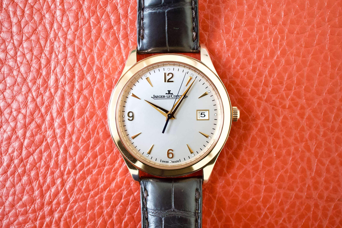 SOLD OUT: Jaeger-LeCoultre Master Control Date 39mm 18K Rose Gold 176.2.40.S Box Q1542520 - WearingTime Luxury Watches