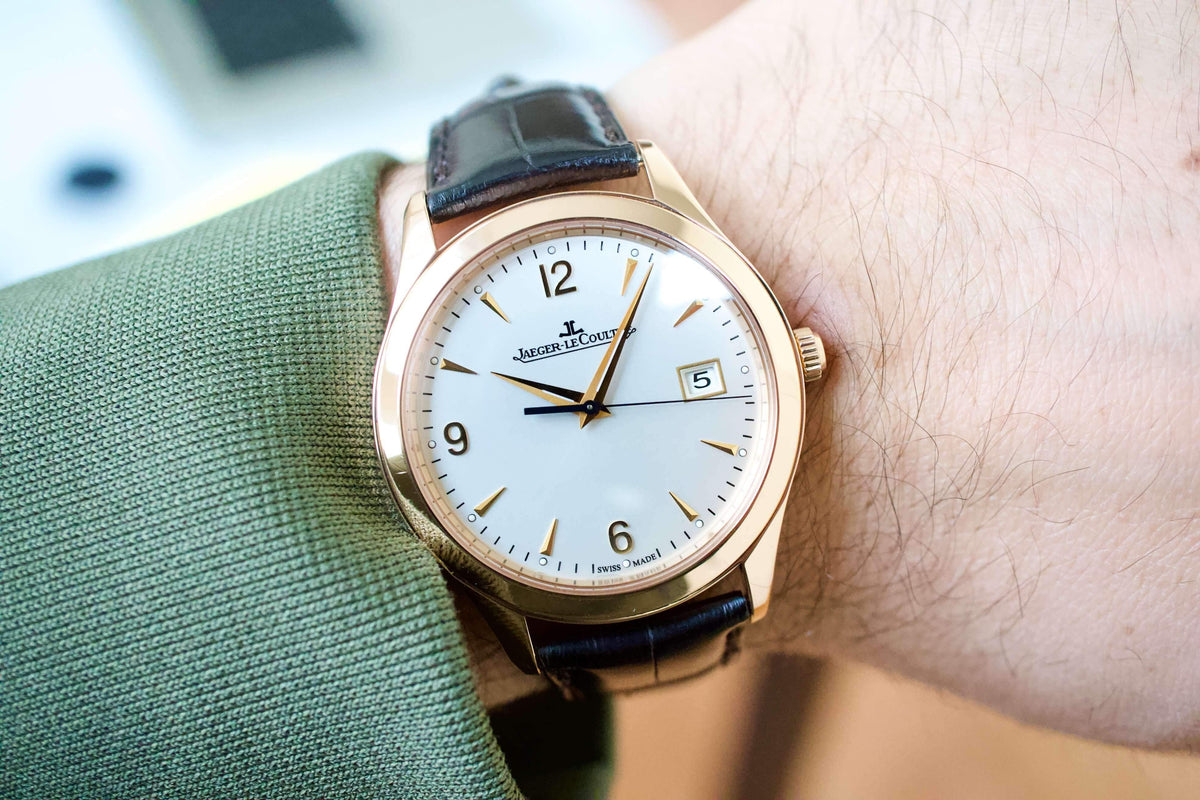 SOLD OUT: Jaeger-LeCoultre Master Control Date 39mm 18K Rose Gold 176.2.40.S Box Q1542520 - WearingTime Luxury Watches