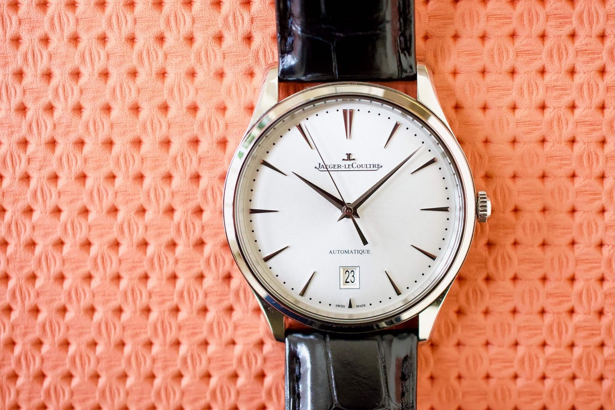 SOLD OUT: JAEGER-LECOULTRE MASTER ULTRA THIN DATE Q1238420 Box Papers 2021 Steel 39mm - WearingTime Luxury Watches