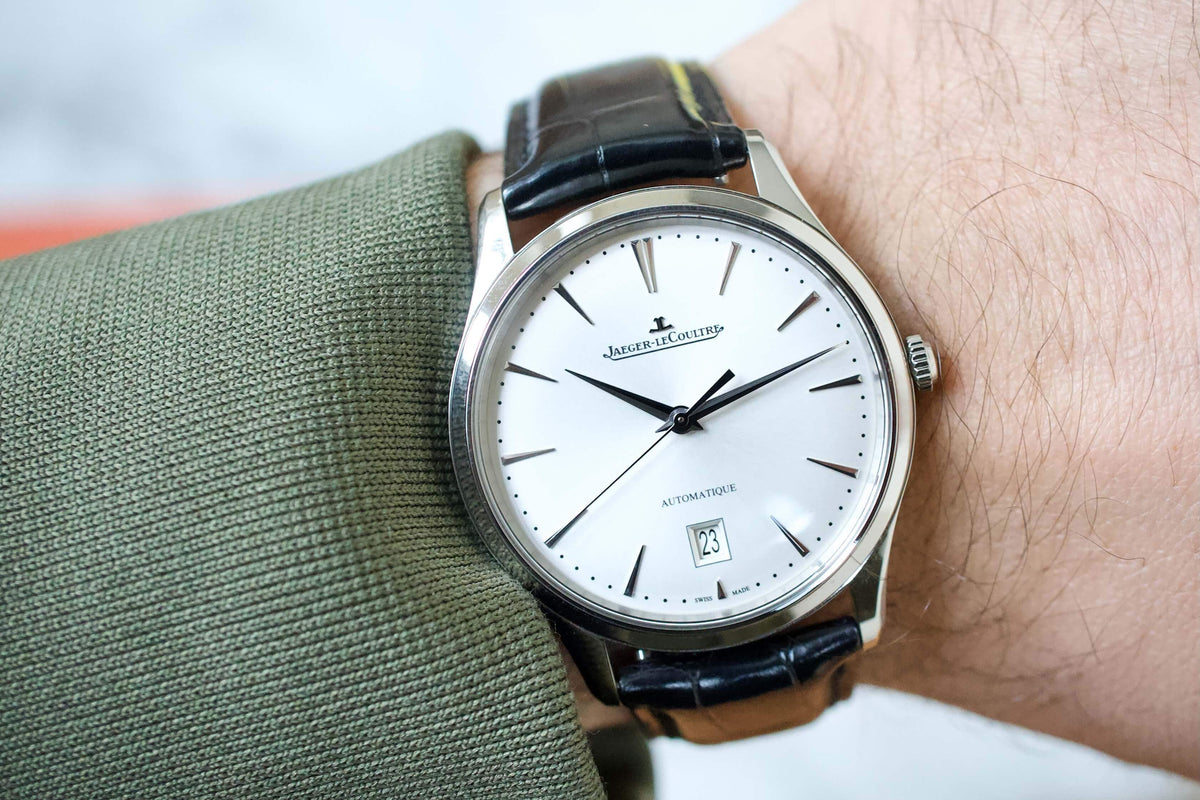 SOLD OUT: JAEGER-LECOULTRE MASTER ULTRA THIN DATE Q1238420 Box Papers 2021 Steel 39mm - WearingTime Luxury Watches