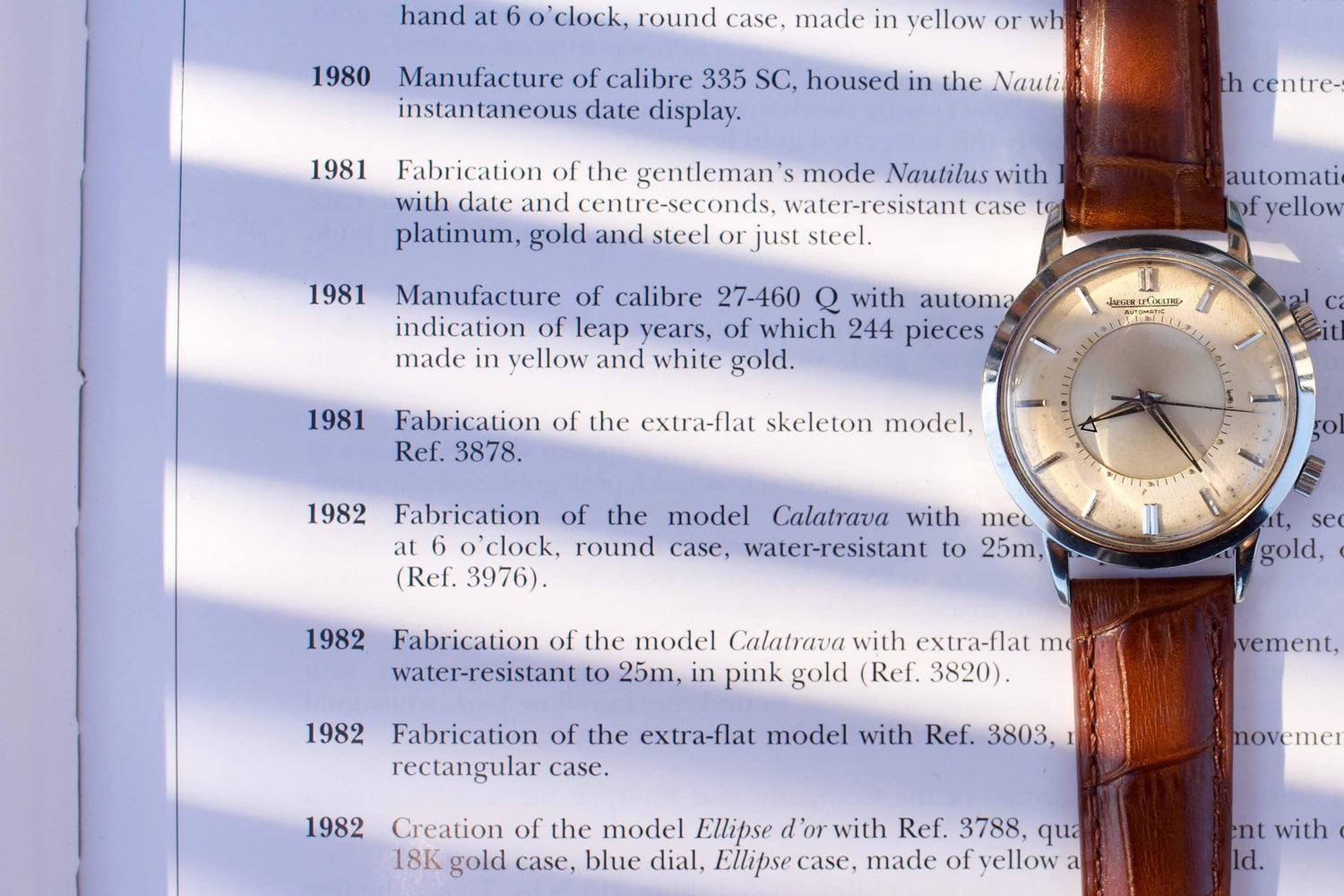 SOLD OUT: JLC Memovox 37mm Jumbo Alarm Watch Automatic - WearingTime Luxury Watches