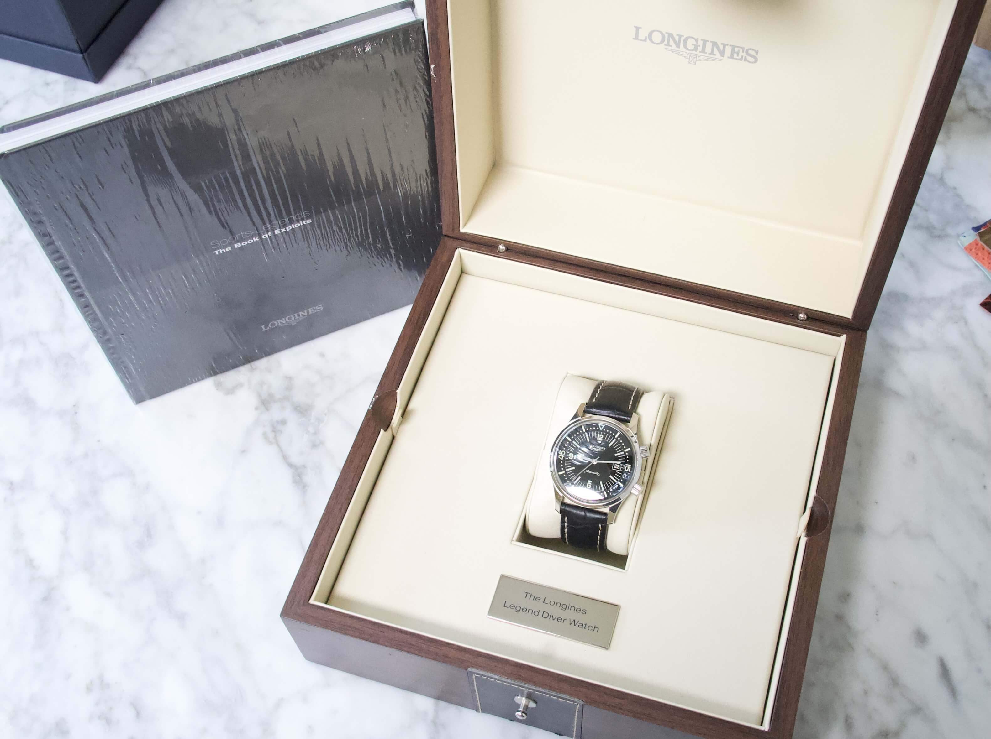 Longines legend diver box clearance