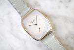 SOLD OUT: NOMOS LUX Ref. 942 TONNEAU 38.5 x 34mm White Gold Box Papers - WearingTime Luxury Watches