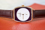 SOLD OUT: NOMOS LUX Zobel 18K Solid Rose Gold Ref. 942 Tonneau 40mm In House Movement - WearingTime Luxury Watches