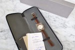 SOLD OUT: NOMOS LUX Zobel 18K Solid Rose Gold Ref. 942 Tonneau 40mm In House Movement - WearingTime Luxury Watches