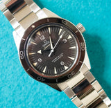 SOLD OUT: Omega Seamaster 300m Liquidmetal 233.30.41.21.01.001 41MM Co-Axial Black Steel Box and Pictogram Card 2019