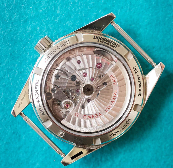 SOLD OUT: Omega Seamaster 300m Liquidmetal 233.30.41.21.01.001 41MM Co-Axial Black Steel Box and Pictogram Card 2019