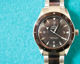 SOLD OUT: Omega Seamaster 300m Liquidmetal 233.30.41.21.01.001 41MM Co-Axial Black Steel Box and Pictogram Card 2019