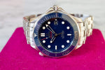 SOLD OUT: Omega Seamaster Blue Ceramic Diver 300M Co-Axial 212.30.41.20.03.001 Box Papers - WearingTime Luxury Watches