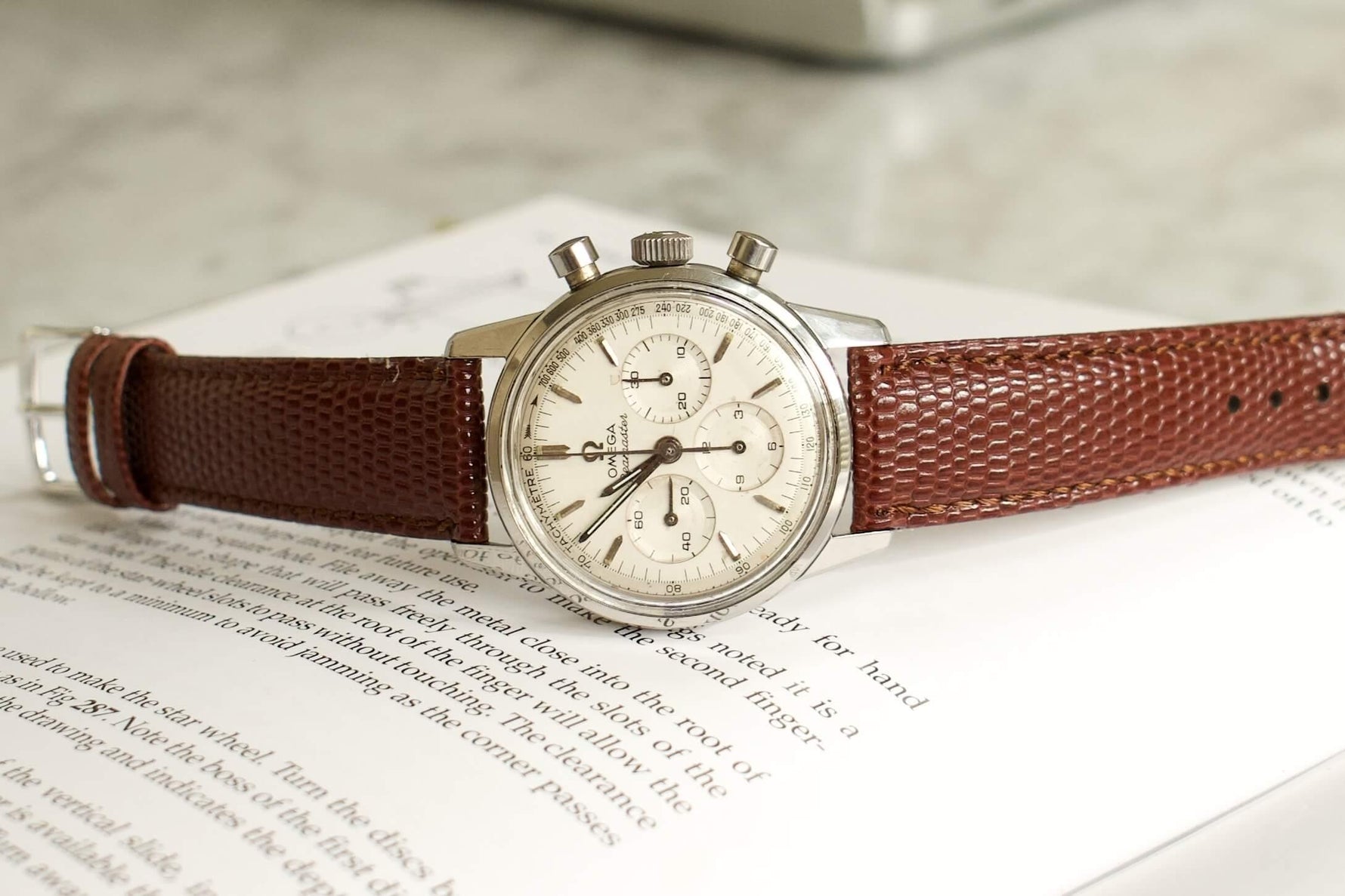 SOLD OUT: Omega Seamaster Vintage Chronograph 1965 Ref. 105.004-64 Calibre 321 - WearingTime Luxury Watches