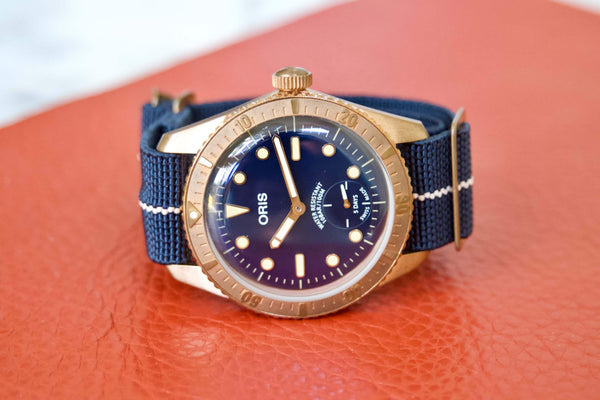 SOLD OUT: Oris Carl Brashear 40mm Calibre 401 Bronze Limited Edition 01 401 7764 3185 Box Papers