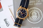 SOLD OUT: Oris Carl Brashear 40mm Calibre 401 Bronze Limited Edition 01 401 7764 3185 Box Papers - WearingTime Luxury Watches