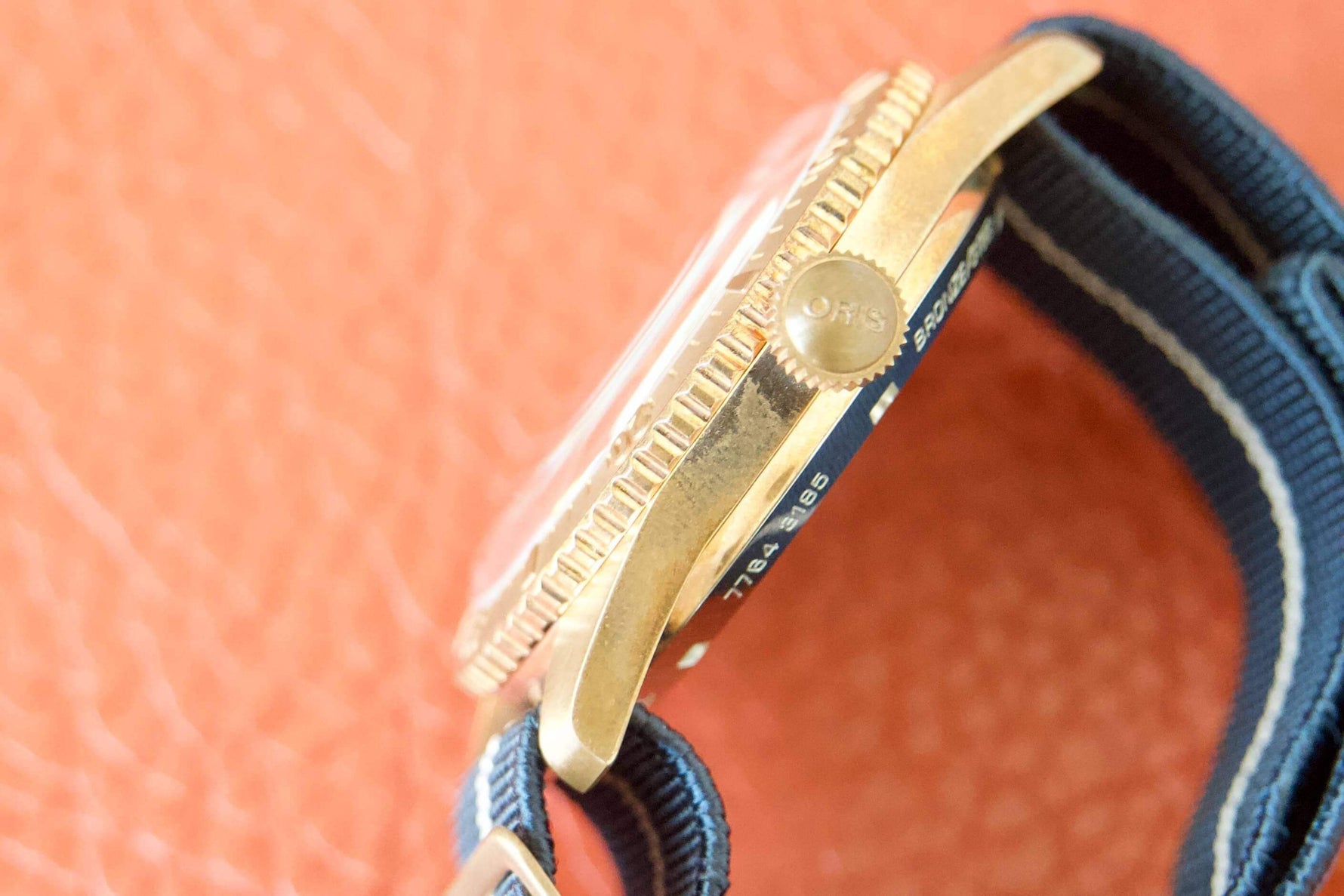 SOLD OUT: Oris Carl Brashear 40mm Calibre 401 Bronze Limited Edition 01 401 7764 3185 Box Papers - WearingTime Luxury Watches