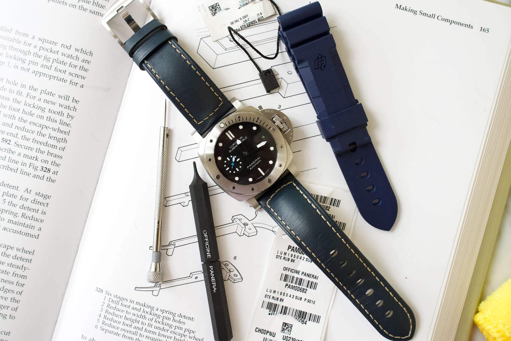 SOLD OUT: Panerai Luminor Submersible 1950 3 Days Automatic Acciaio 42mm PAM 682 - WearingTime Luxury Watches