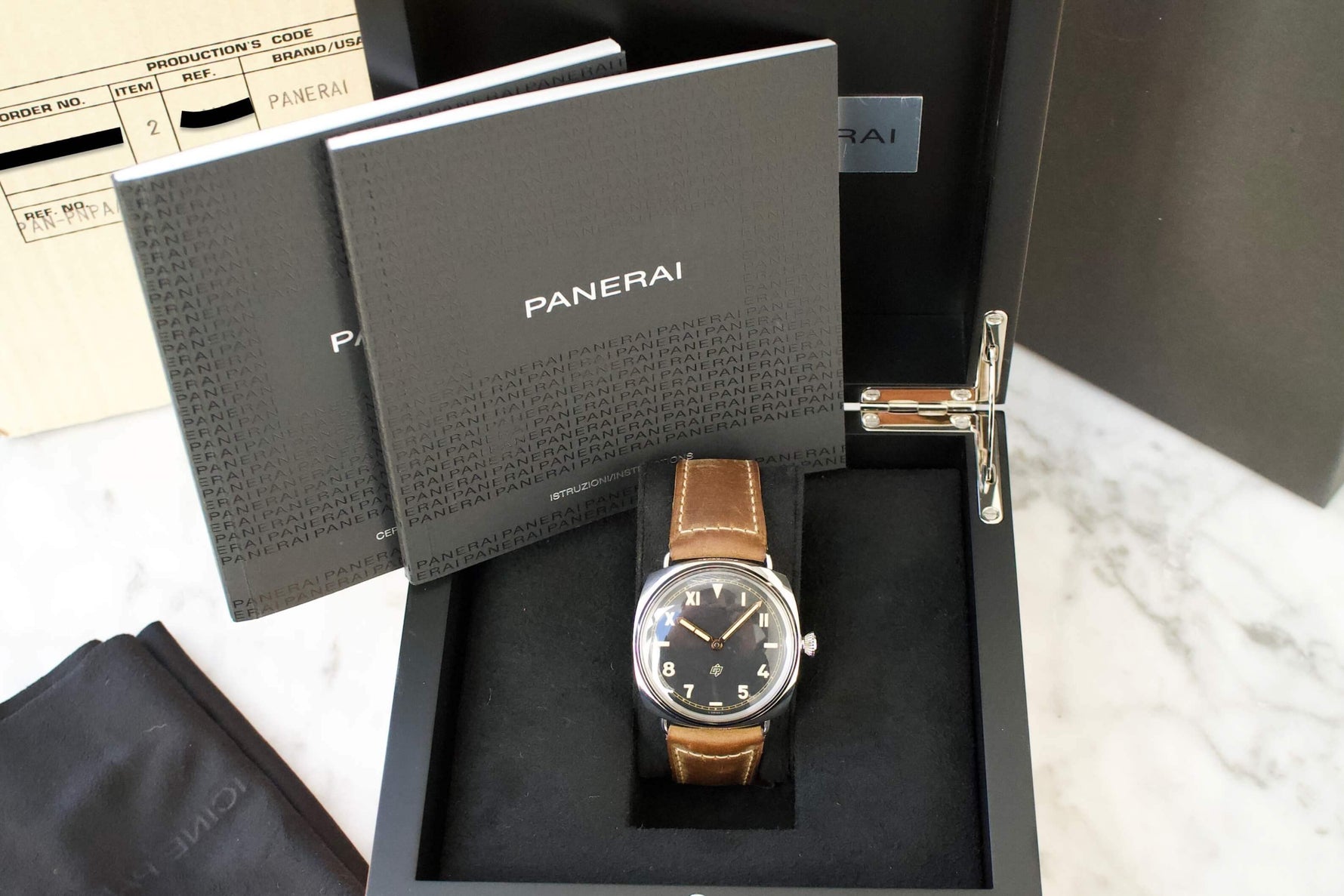 SOLD OUT: Panerai Radiomir California No Date 47MM Manual Wind PAM00424 PAM 424 WARRANTY to 2030 - WearingTime Luxury Watches