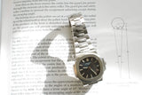 SOLD OUT: Patek Philippe Nautilus Blue Stainless Steel Bracelet 38mm 5800/1A-001 Full Set