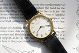 Sold Out: Patek Phillipe 3520 Gubelin Signed Dial 18k Gold Original Strap and Buckle