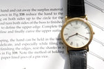 Sold Out: Patek Phillipe 3520 Gubelin Signed Dial 18k Gold Original Strap and Buckle - WearingTime Luxury Watches