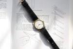 Sold Out: Patek Phillipe 3520 Gubelin Signed Dial 18k Gold Original Strap and Buckle - WearingTime Luxury Watches