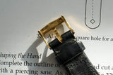 Sold Out: Patek Phillipe 3520 Gubelin Signed Dial 18k Gold Original Strap and Buckle