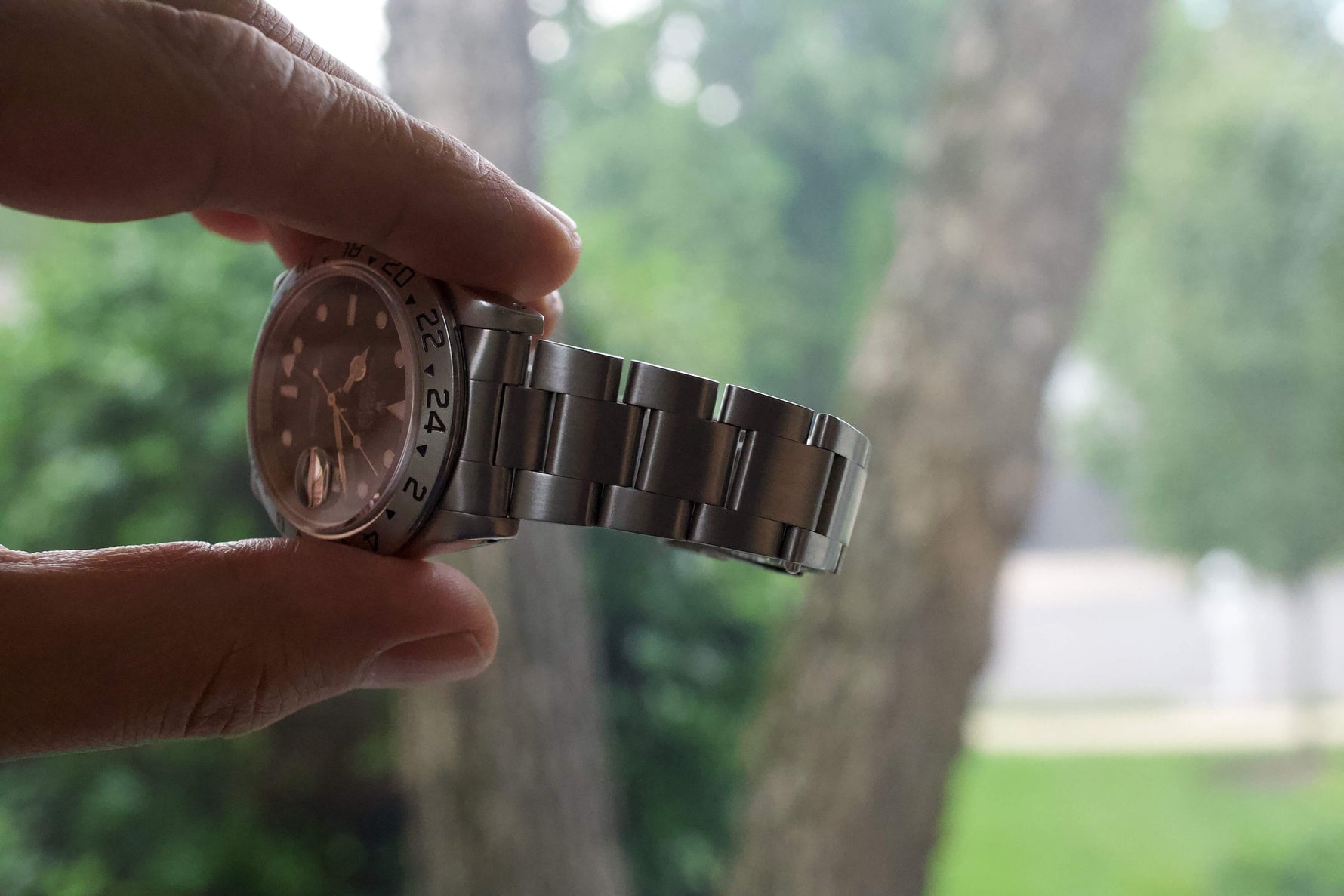 SOLD OUT: Rolex 16570 Explorer ii T Series 40mm Black Dial Mens Watch - WearingTime Luxury Watches