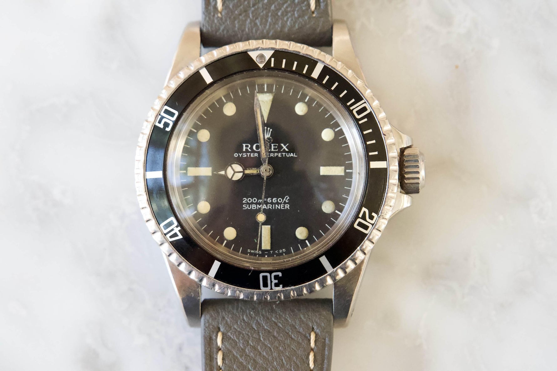 SOLD OUT: Rolex 5513 No Date Submariner Matte Dial 1966 Vintage 40mm - WearingTime Luxury Watches