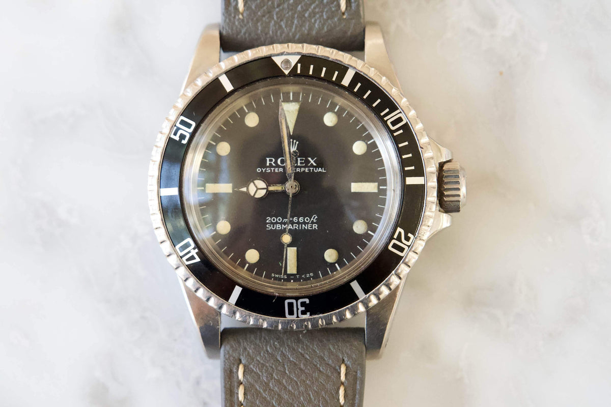 SOLD OUT: Rolex 5513 No Date Submariner Matte Dial 1966 Vintage 40mm - WearingTime Luxury Watches