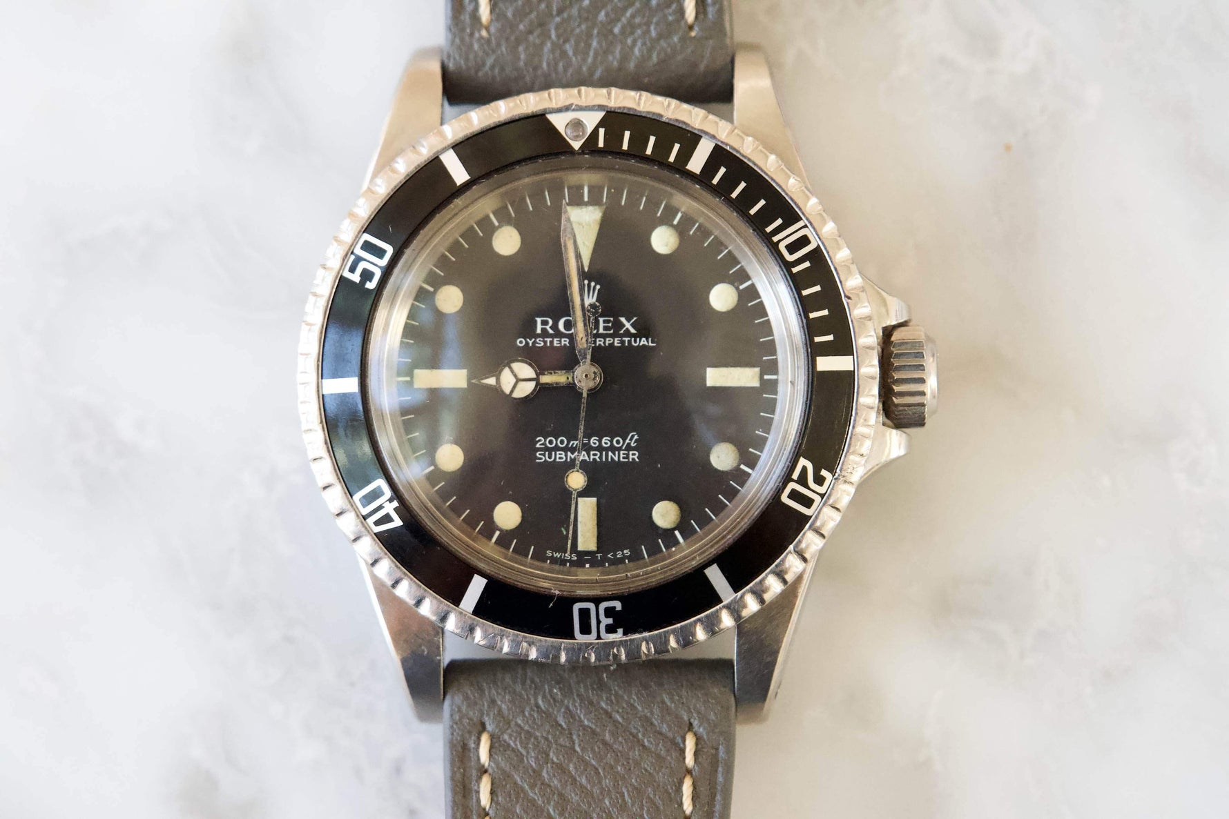 SOLD OUT: Rolex 5513 No Date Submariner Matte Dial 1966 Vintage 40mm - WearingTime Luxury Watches
