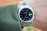 SOLD OUT: Rolex Datejust 36mm Jubilee 16220 L serial Box Papers SERVICED by ROLEX