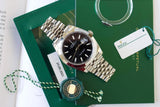 SOLD OUT: Rolex Datejust II Ref. 126300 Unworn 2021 Black Index Dial Box and Papers Jubilee