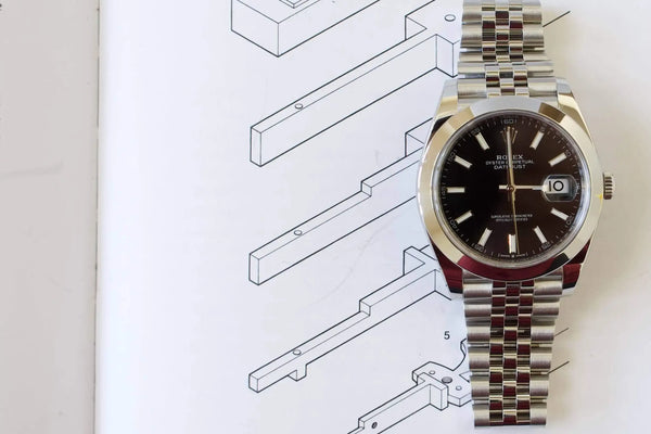 SOLD OUT: Rolex Datejust II Ref. 126300 Unworn 2021 Black Index Dial Box and Papers Jubilee