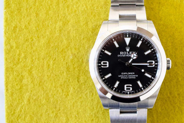 SOLD OUT: Rolex Explorer 39mm 214270 Mark II Mark 2 Dial 2020 box and Papers Rolex Warranty