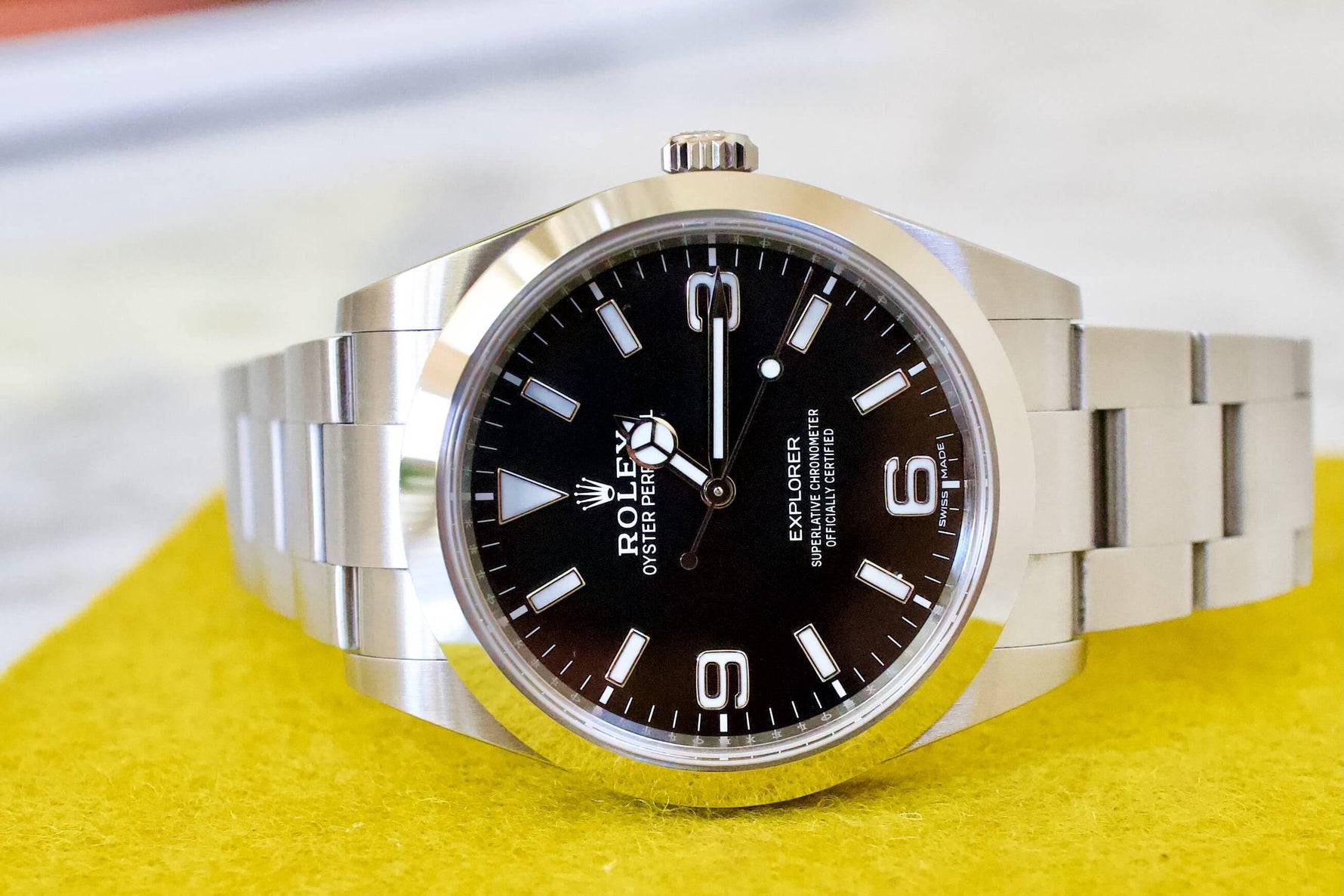 SOLD OUT: Rolex Explorer 39mm 214270 Mark II Mark 2 Dial 2020 box and Papers Rolex Warranty - WearingTime Luxury Watches
