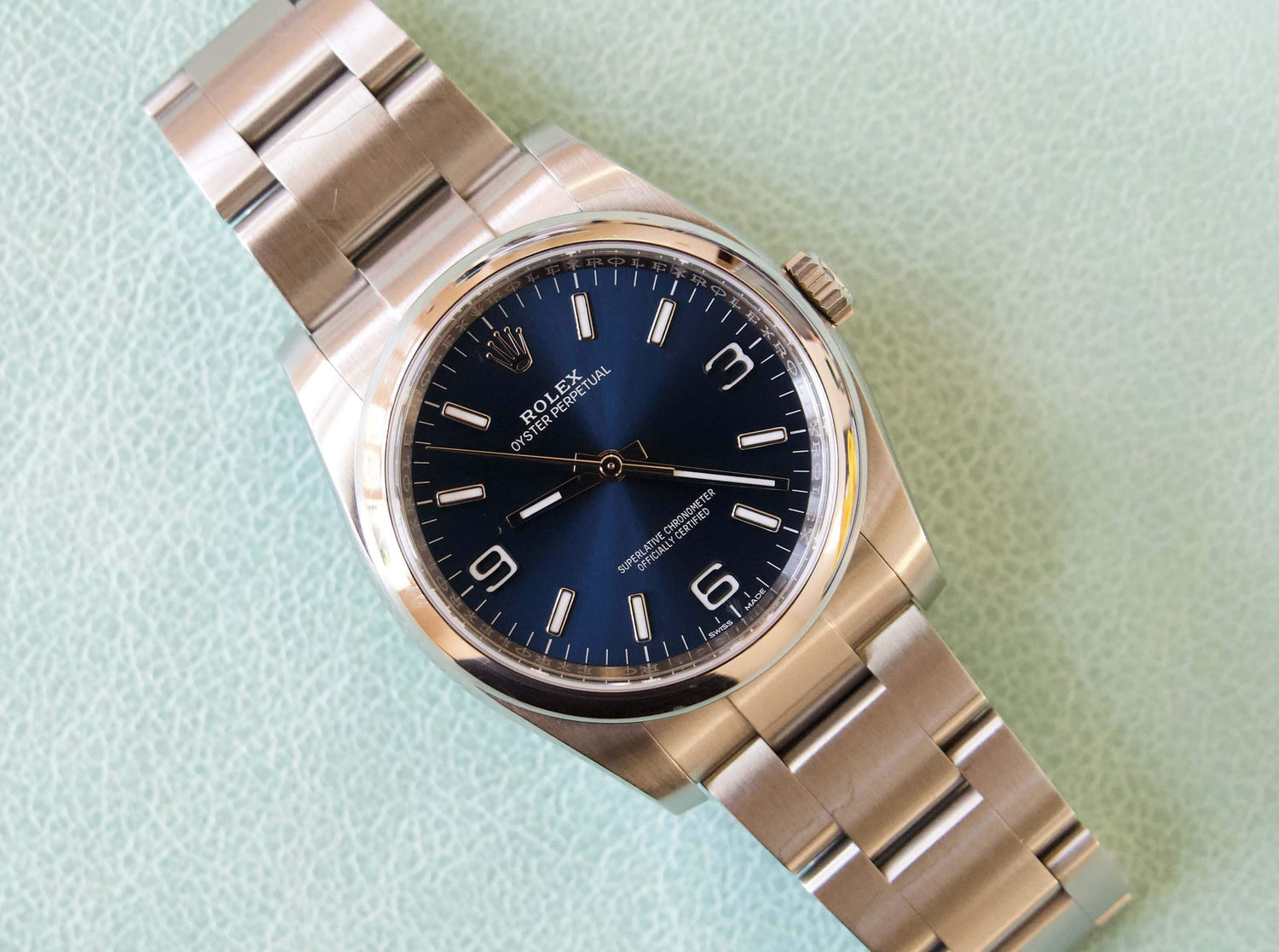 SOLD OUT: Rolex Oyster Perpetual 36mm Ref. 116000 Box and Papers Unpolished - WearingTime Luxury Watches