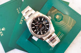 SOLD OUT: Rolex SkyDweller 326934 Black Dial 42mm 18K Bezel 2021 Box & Papers Warranty