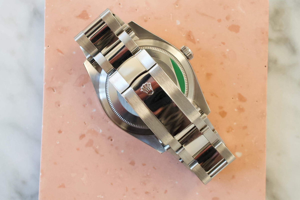 SOLD OUT: Rolex SkyDweller 326934 Black Dial 42mm 18K Bezel 2021 Box & Papers Warranty - WearingTime Luxury Watches