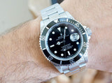 SOLD OUT: Rolex Submariner 16610 Rehault Solid End Links 2007/2008 M Series 40mm