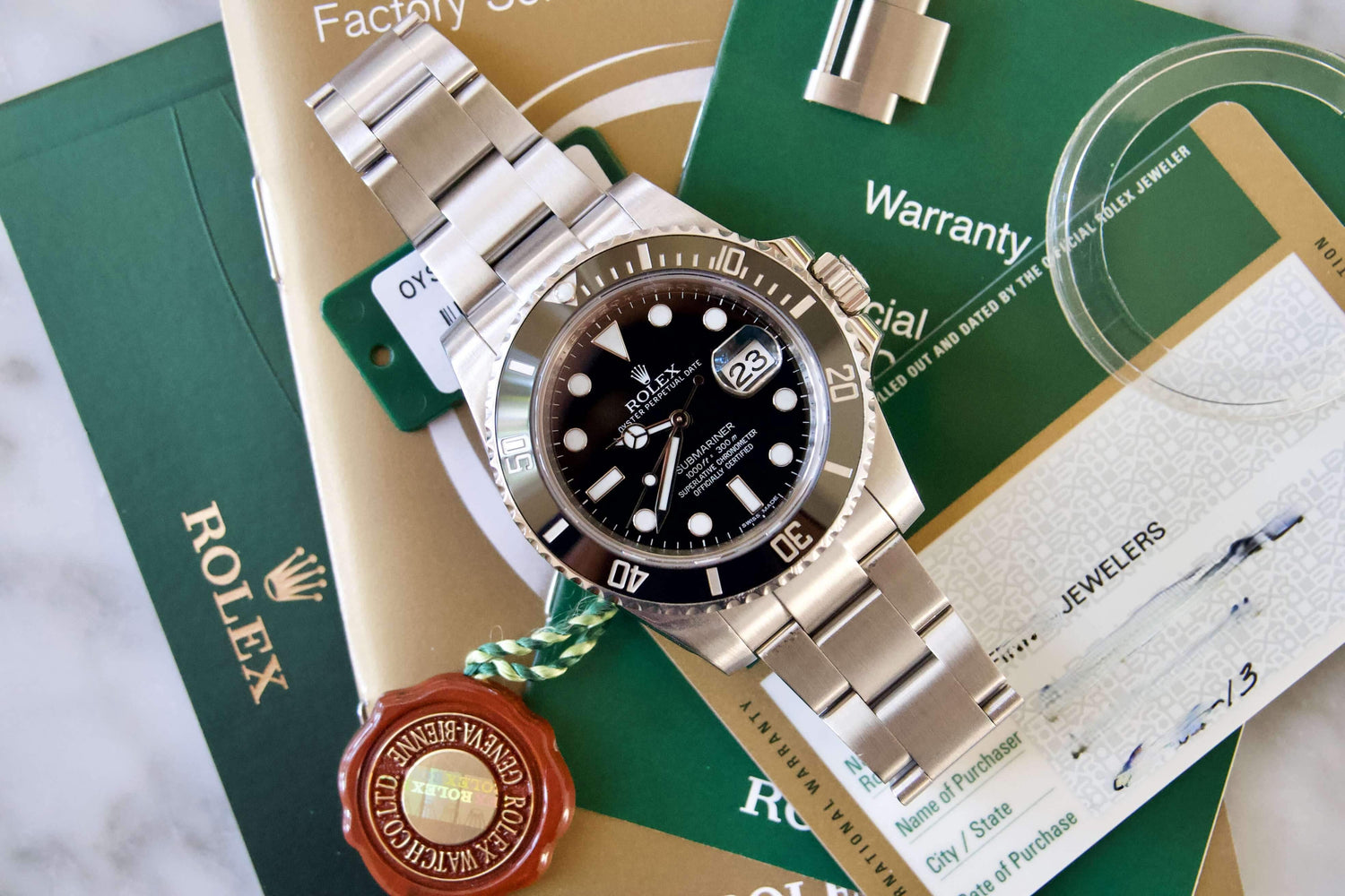 SOLD OUT: Rolex Submariner Date CERAMIC 116610 Box and Papers 40mm - WearingTime Luxury Watches