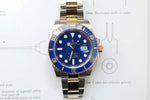 SOLD OUT: Rolex Two-Tone Submariner M116613LB - Serviced by Rolex January 2021 - WearingTime Luxury Watches