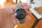 SOLD OUT: Sinn 156 German Military Watch 43mm Lemania 5100 Chronograph NSA Bracelet - WearingTime Luxury Watches