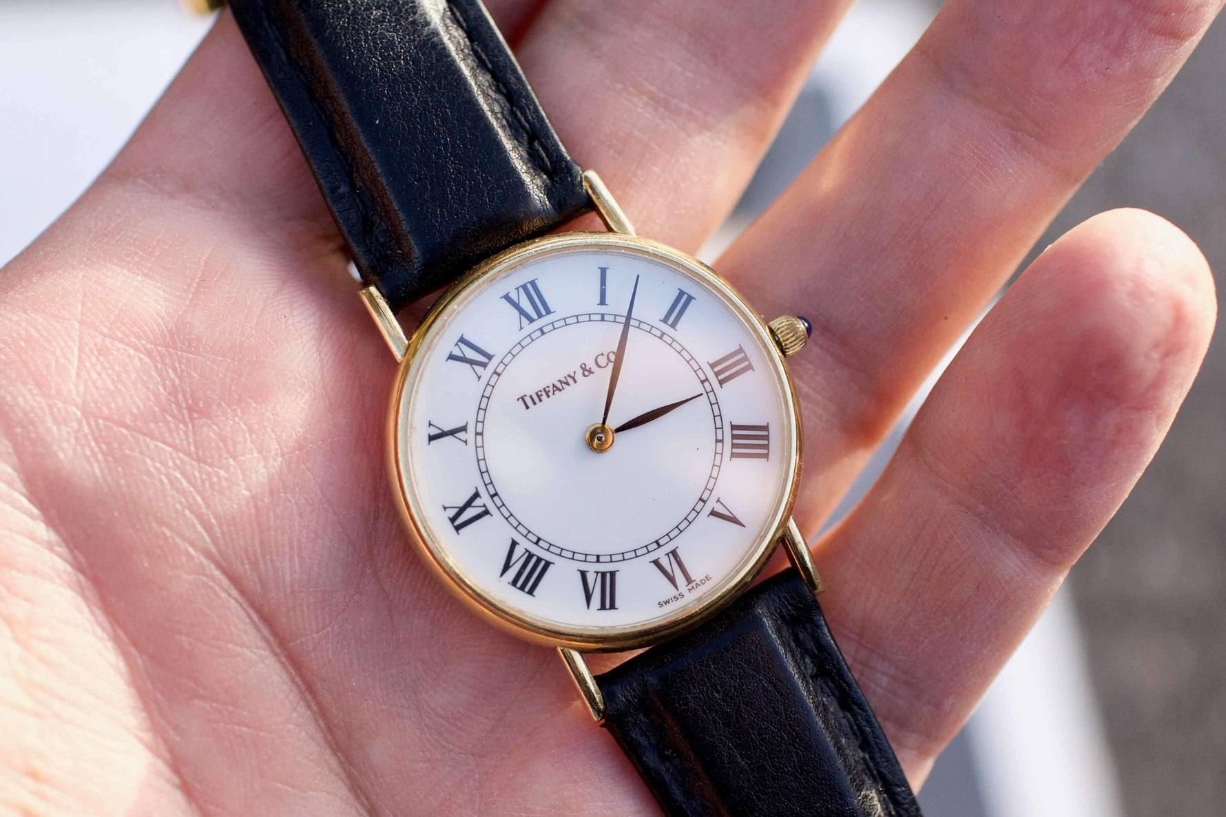 SOLD OUT: Tiffany & Co Classic 14k Solid Gold Ladies Watch 60-501 - WearingTime Luxury Watches