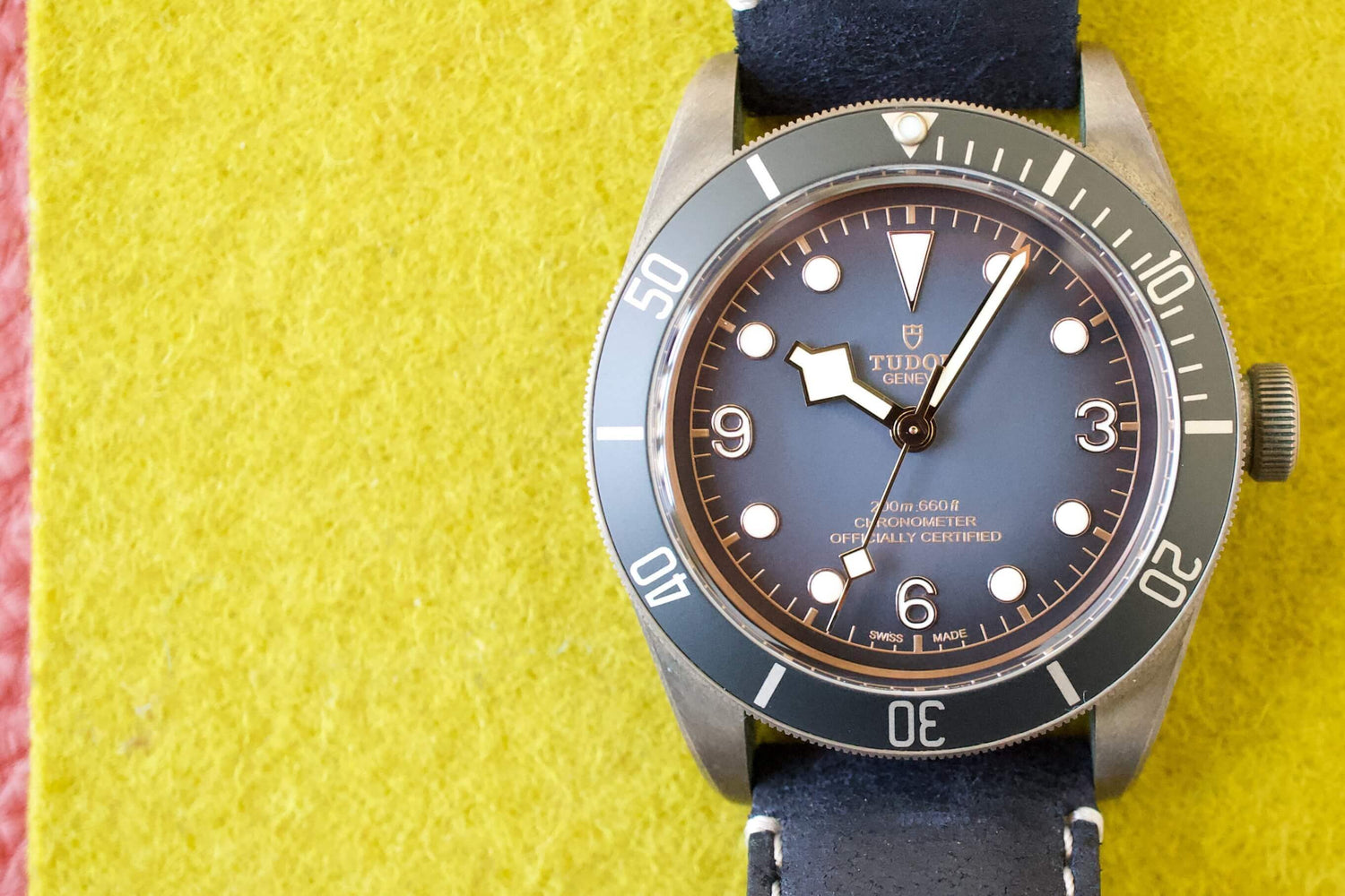 SOLD OUT: Tudor Black Bay Bronze 79250B Box and Papers 43MM - WearingTime Luxury Watches