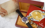 SOLD OUT: Tudor Tiger Chronograph 79280P 40MM Chronograph Blue Steel Box 1997 - WearingTime Luxury Watches