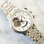 SOLD OUT: Zenith Chronomaster El Primero 03.0240.4021 40MM Open Chronograph White Steel Box and Papers 2003 - WearingTime Luxury Watches