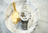 SOLD OUT: Zenith Chronomaster El Primero 03.0240.4021 40MM Open Chronograph White Steel Box and Papers 2003