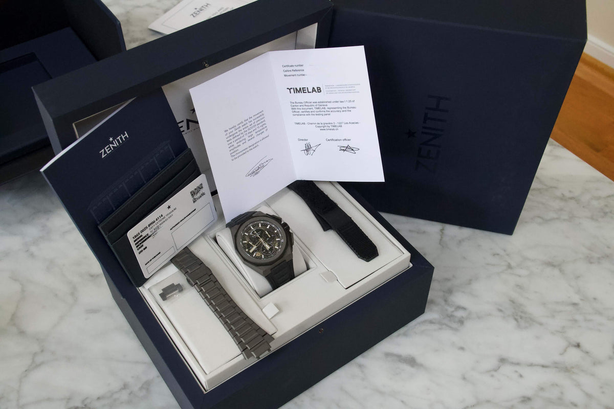 SOLD OUT: Zenith Defy Extreme Skeleton Dial Metal Men's Watch 97.9100.9004/02.I001 NEW - WearingTime Luxury Watches