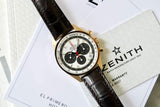 SOLD OUT: Zenith El Primero Revival G381 Chronograph HODINKEE Limited Edition 18k Gold Panda Dial 50 year Warranty 30.G381.400